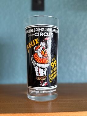 Vintage 1975 “Felix” Ringling Bros. and Barnum & Bailey Circus Pepsi Glass Cup